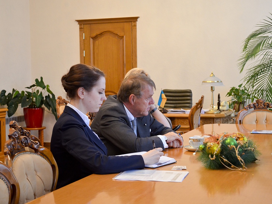Посол Мальтійського Ордену в Україні Пауль Фрідріх фон Фурхерр в ІМВ