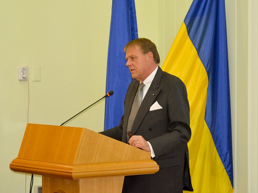 Посол Мальтійського Ордену в Україні Пауль Фрідріх фон Фурхерр в ІМВ