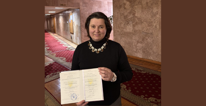 Захист дисертації та отримання наукового ступеня доктора політичних наук Шевченко Олени